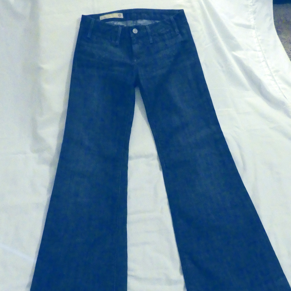 Womens J & COMPANY Wide Leg Dark Jeans, Size 25